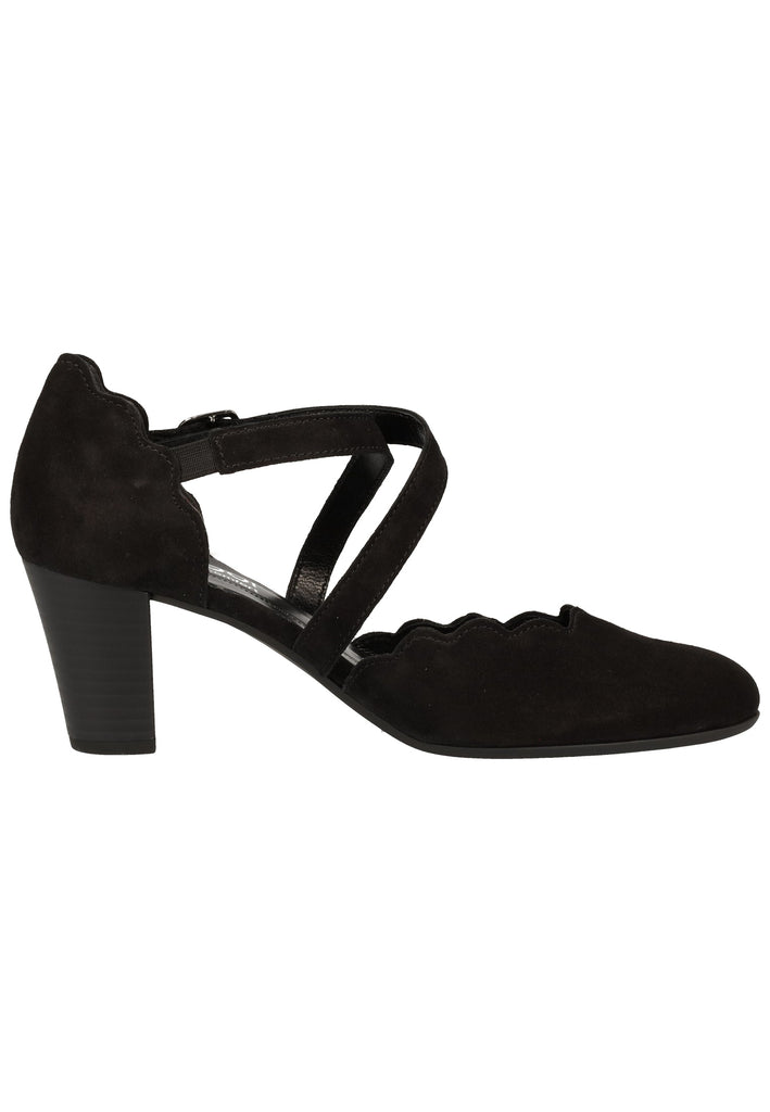 Gabor Pumps Lederimitat Schwarz - surf4shoes