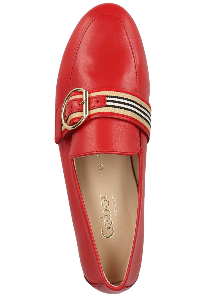 Gabor Slipper Leder Rot - surf4shoes