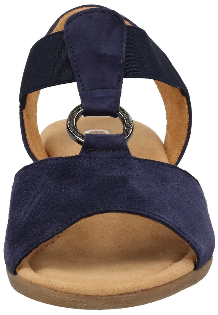 Gabor Sandalen Leder Blau - surf4shoes