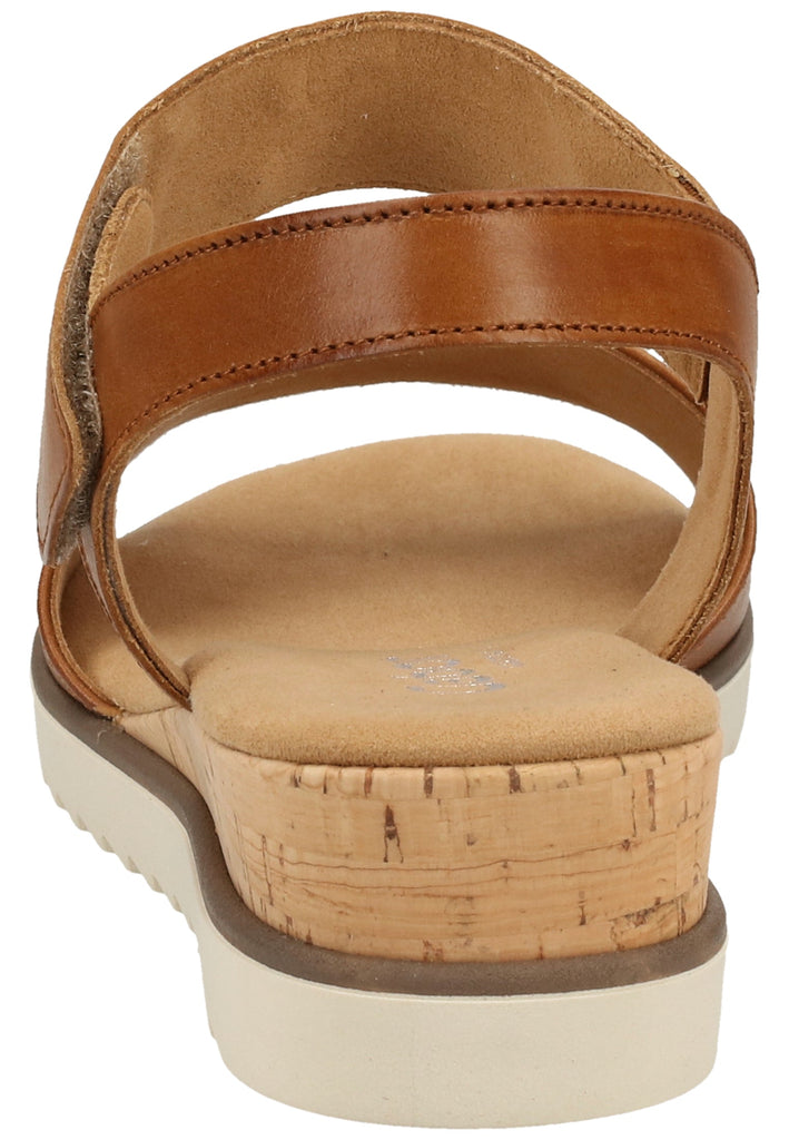 Gabor Sandalen Leder Camel - surf4shoes