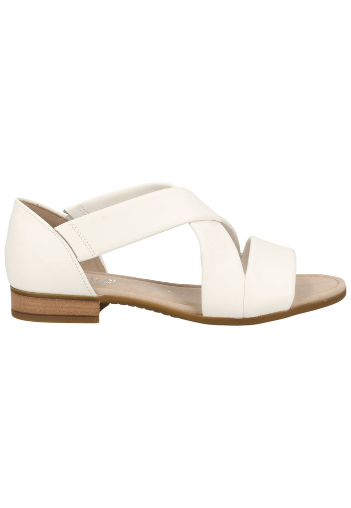 Gabor Sandalen Leder Weiß - surf4shoes