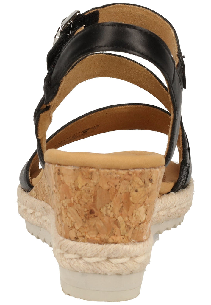 Gabor Sandalen Leder Schwarz - surf4shoes
