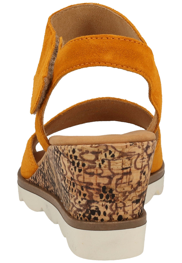 Gabor Sandalen Leder Orange - surf4shoes