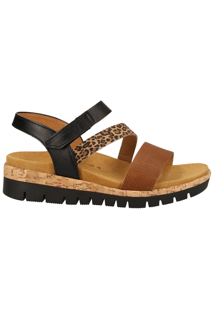 Gabor Sandalen Leder Camel - surf4shoes