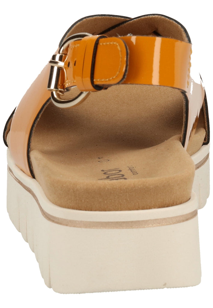 Gabor Sandalen Leder/Synthetik Gelb - surf4shoes