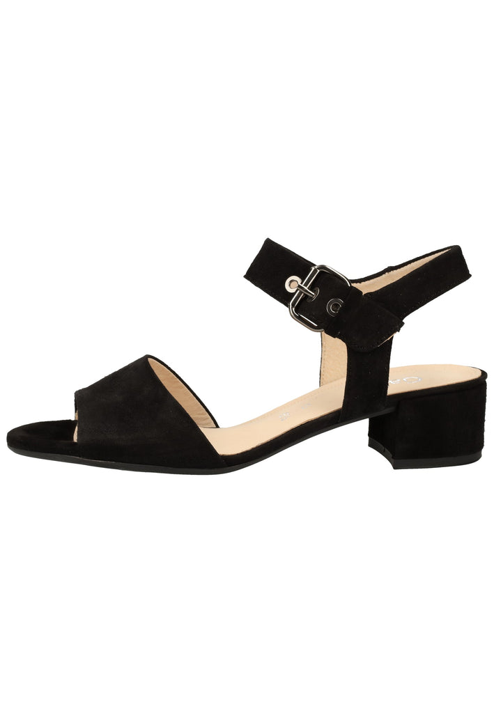 Gabor Sandalen Leder Schwarz - surf4shoes