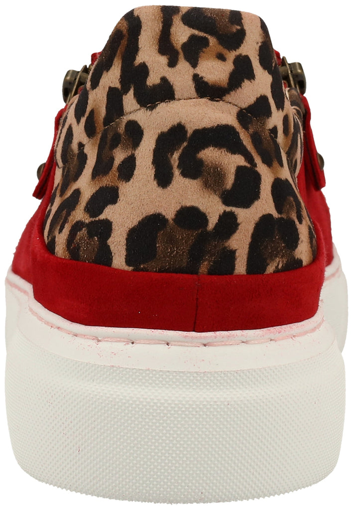 Gabor Sneaker Leder Rot - surf4shoes