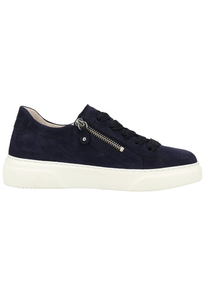 Gabor Sneaker Samt Blau - surf4shoes