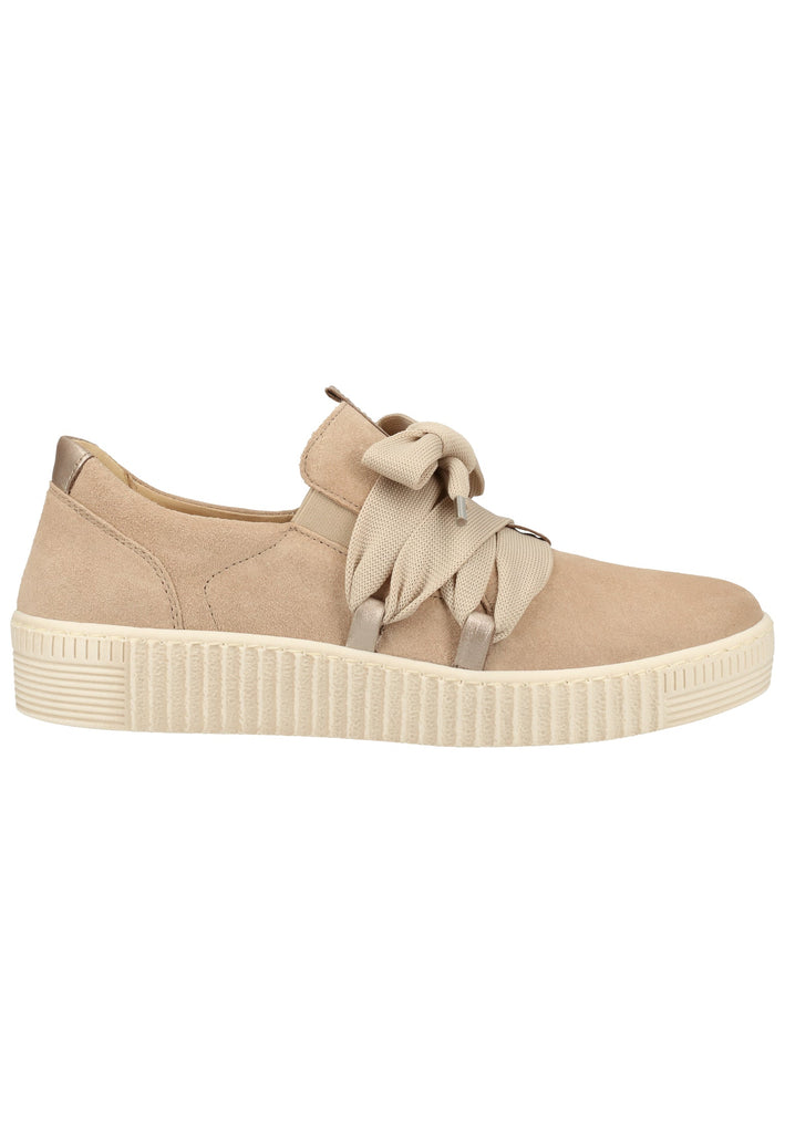 Gabor Sneaker Veloursleder Beige - surf4shoes