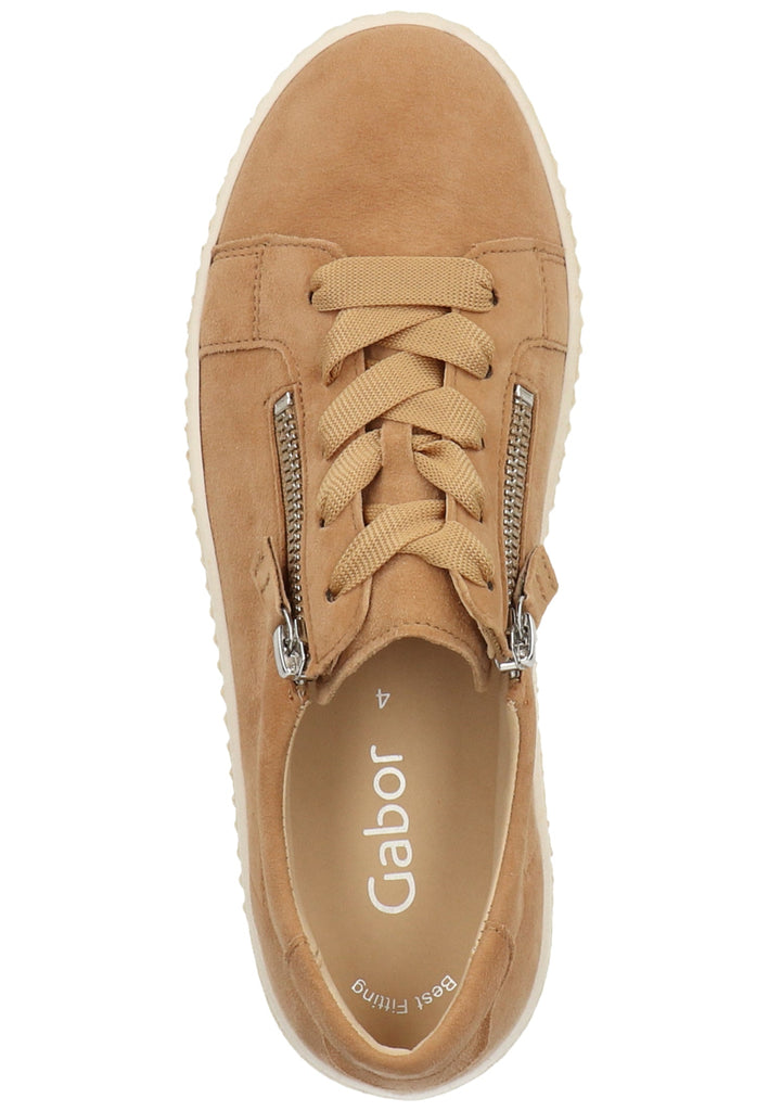 Gabor Sneaker Lederimitat Caramel - surf4shoes