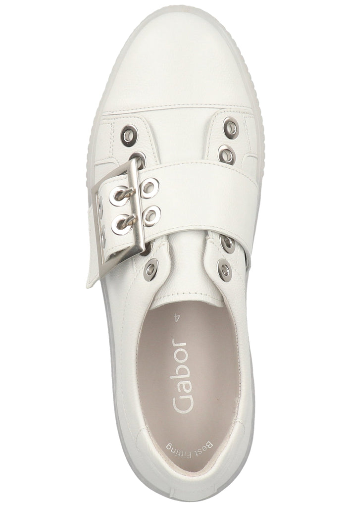 Gabor Sneaker Leder Weiß - surf4shoes