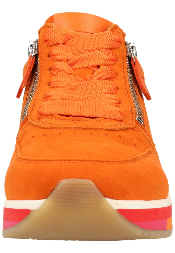 Gabor Sneaker Samt Orange - surf4shoes