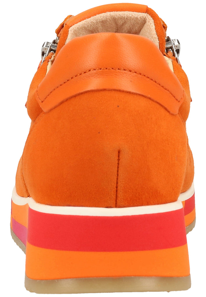 Gabor Sneaker Samt Orange - surf4shoes