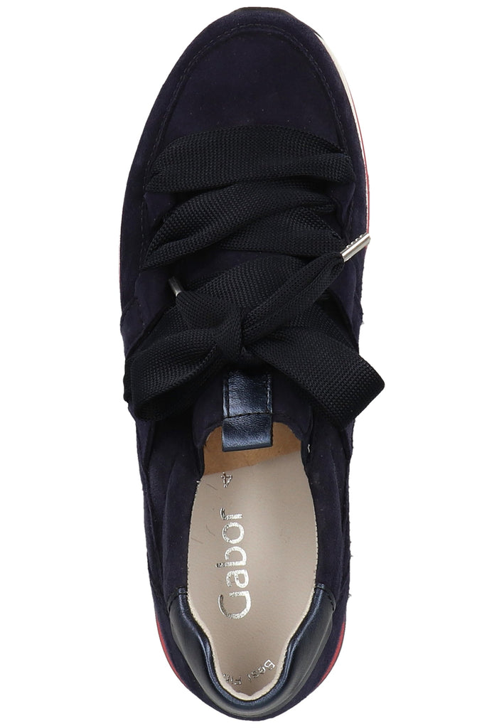 Gabor Sneaker Leder Blau - surf4shoes