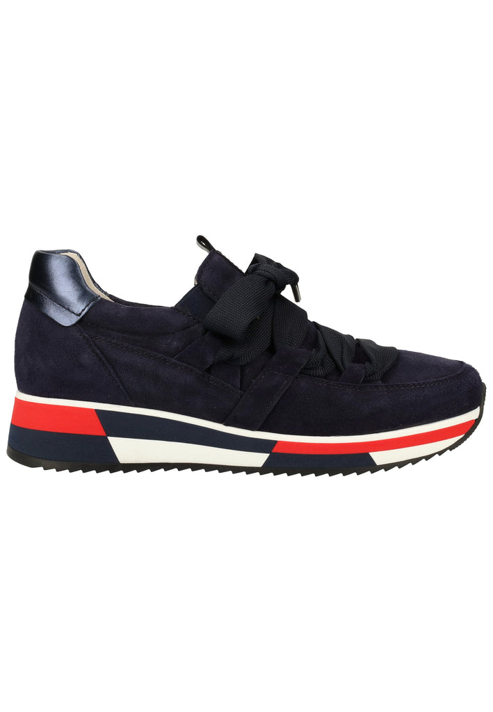 Gabor Sneaker Leder Blau - surf4shoes