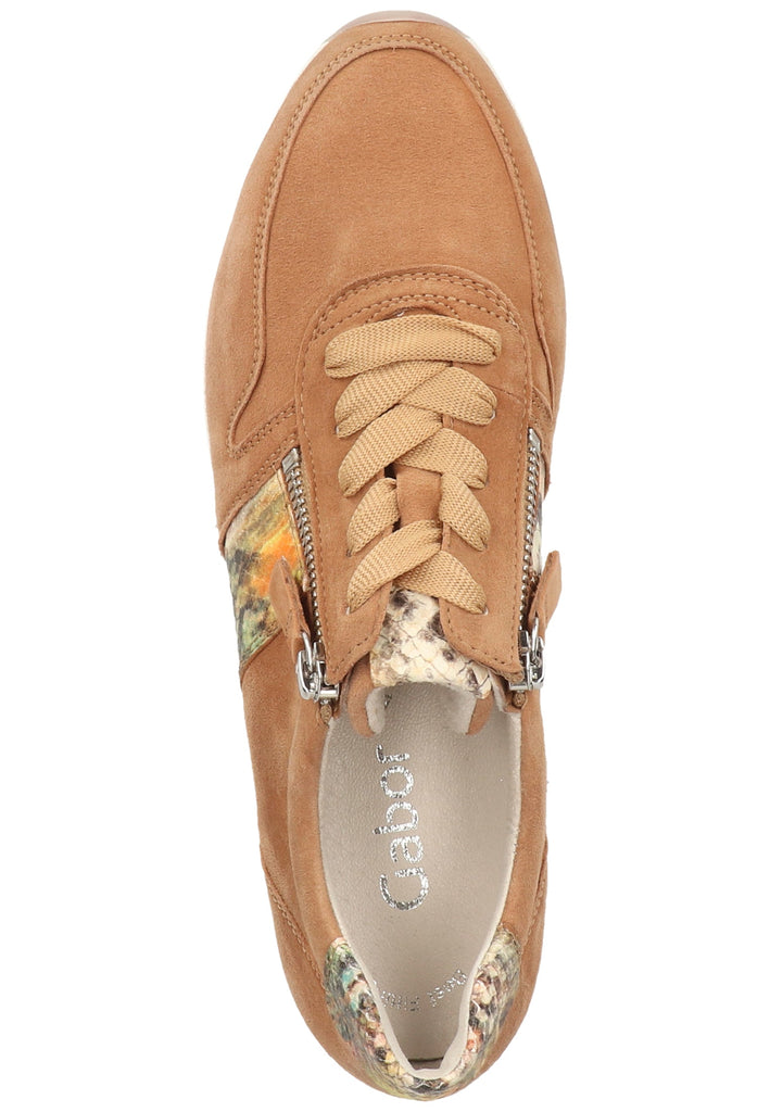 Gabor Sneaker Leder Caramel - surf4shoes
