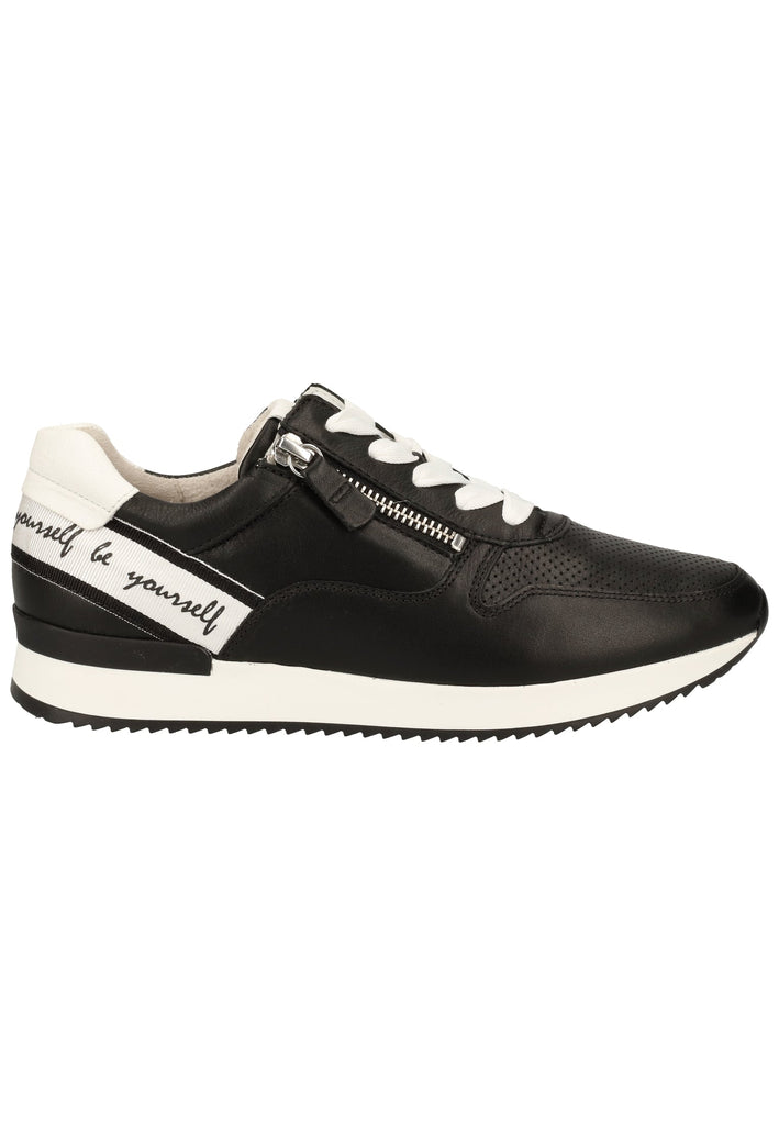 Gabor Sneaker Lederimitat Schwarz/Weiß - surf4shoes