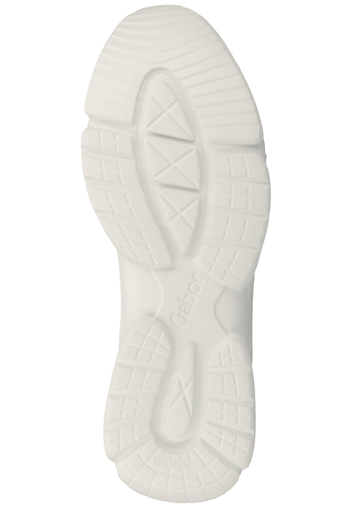 Gabor Sneaker Leder Weiß/Gelb - surf4shoes