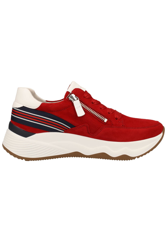 Gabor Sneaker Leder/Textil Rot - surf4shoes