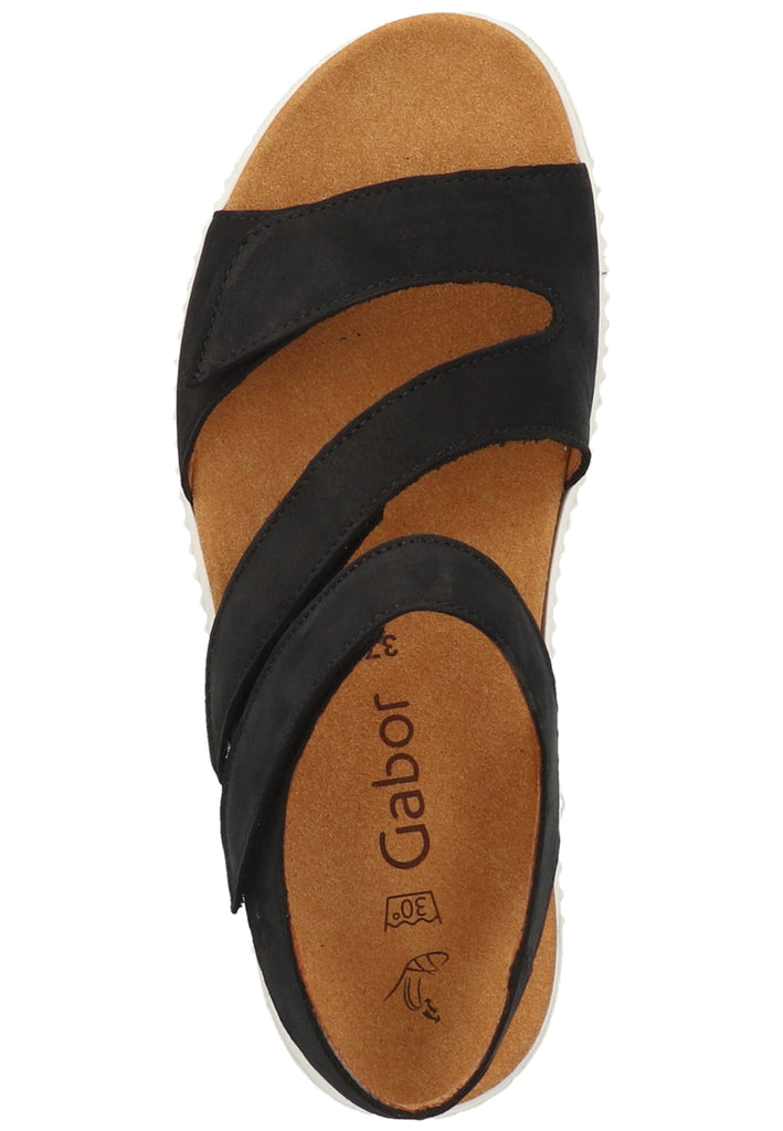 Gabor Sandalen Nubukleder Night Blue - surf4shoes