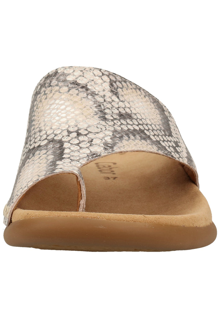 Gabor Sandalen Leder Leinen - surf4shoes