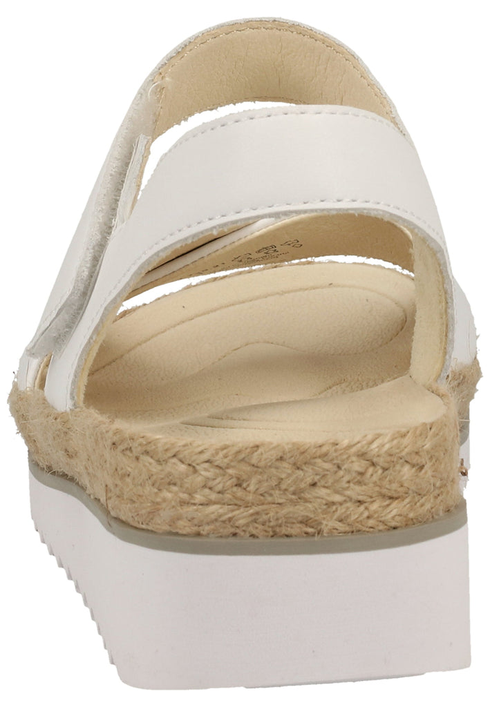 Gabor Sandalen Glattleder Weiß - surf4shoes