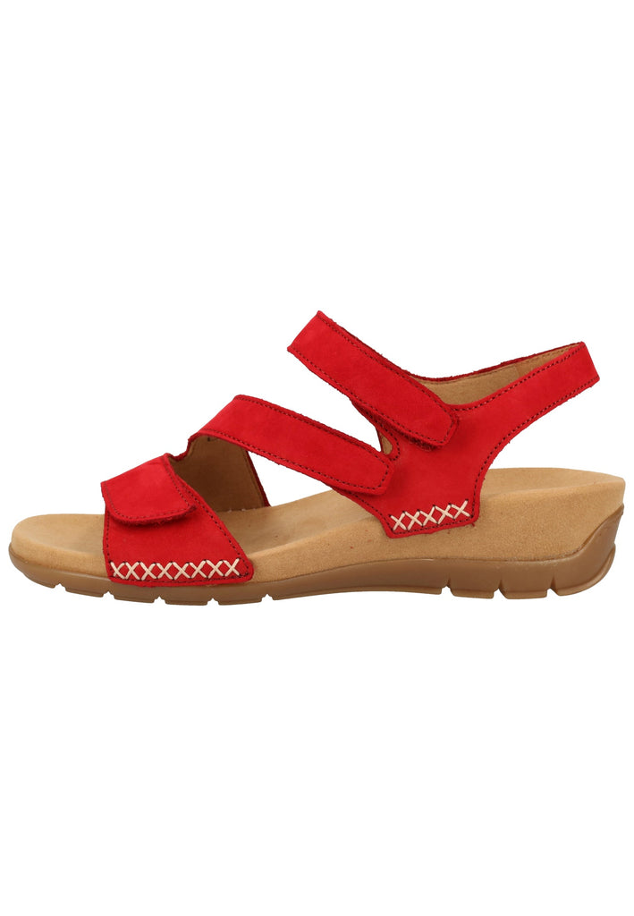 Gabor Sandalen Nubukleder Rot - surf4shoes