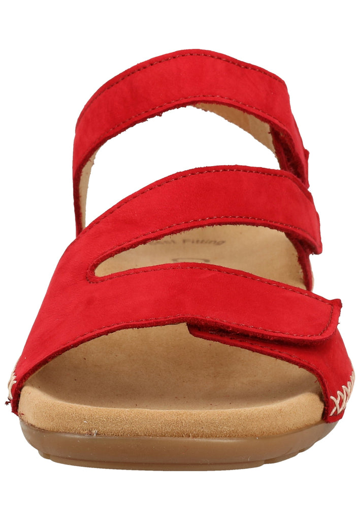 Gabor Sandalen Nubukleder Rot - surf4shoes