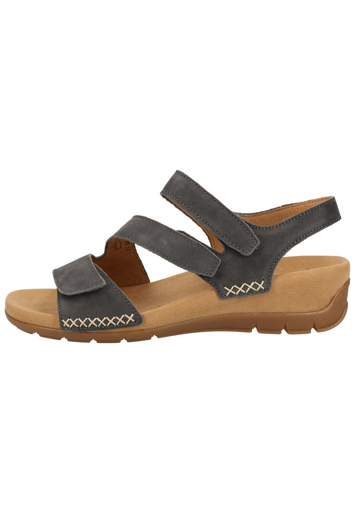 Gabor Sandalen Nubukleder Blau - surf4shoes