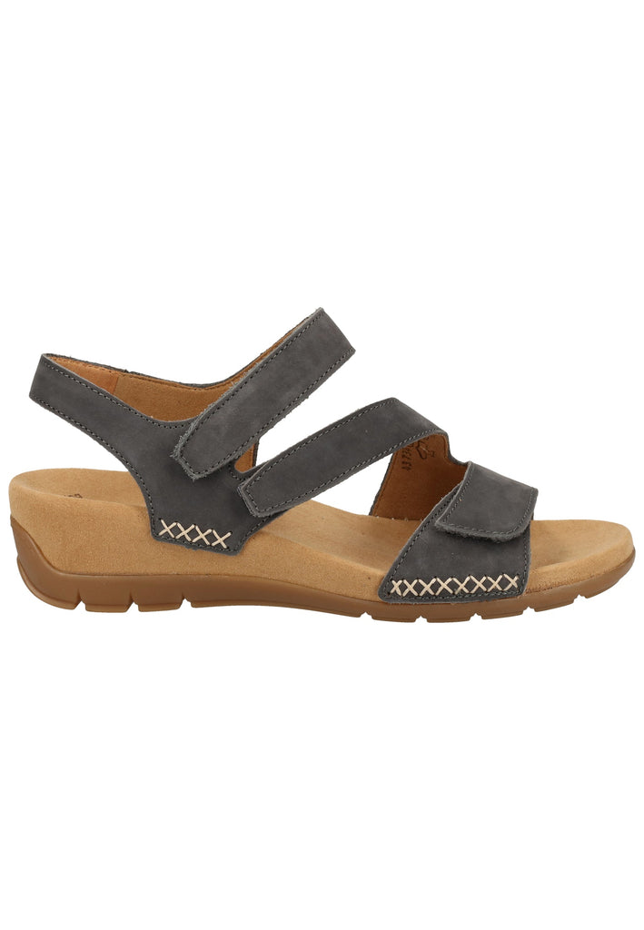 Gabor Sandalen Nubukleder Blau - surf4shoes