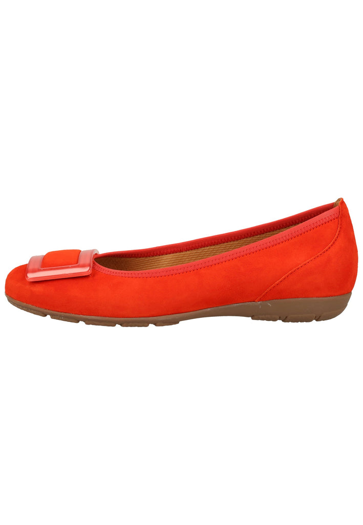 Gabor Ballerinas Lederimitat Koralle - surf4shoes