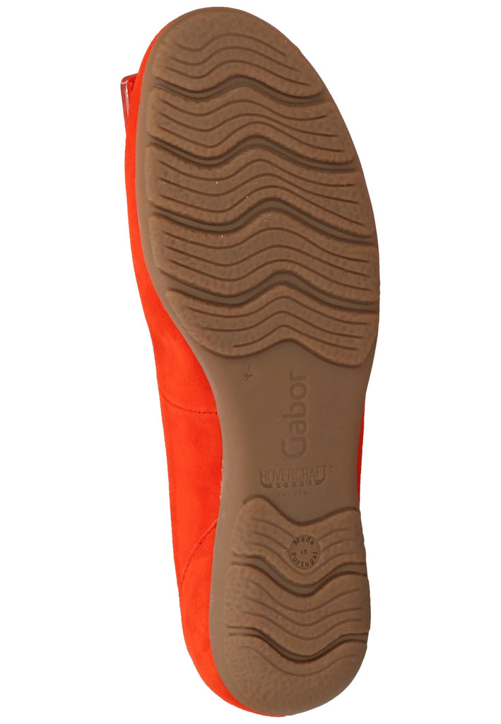 Gabor Ballerinas Lederimitat Koralle - surf4shoes