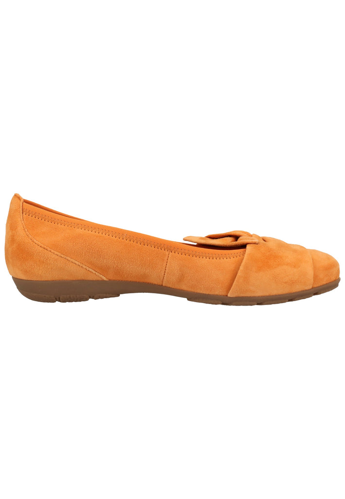 Gabor Ballerinas Samt Orange - surf4shoes