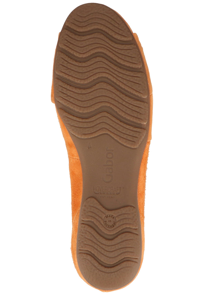 Gabor Ballerinas Samt Orange - surf4shoes