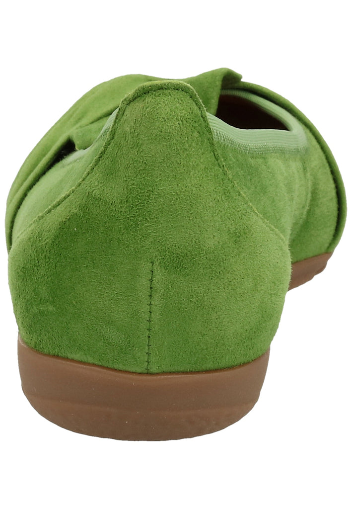 Gabor Ballerinas Samt Grün - surf4shoes