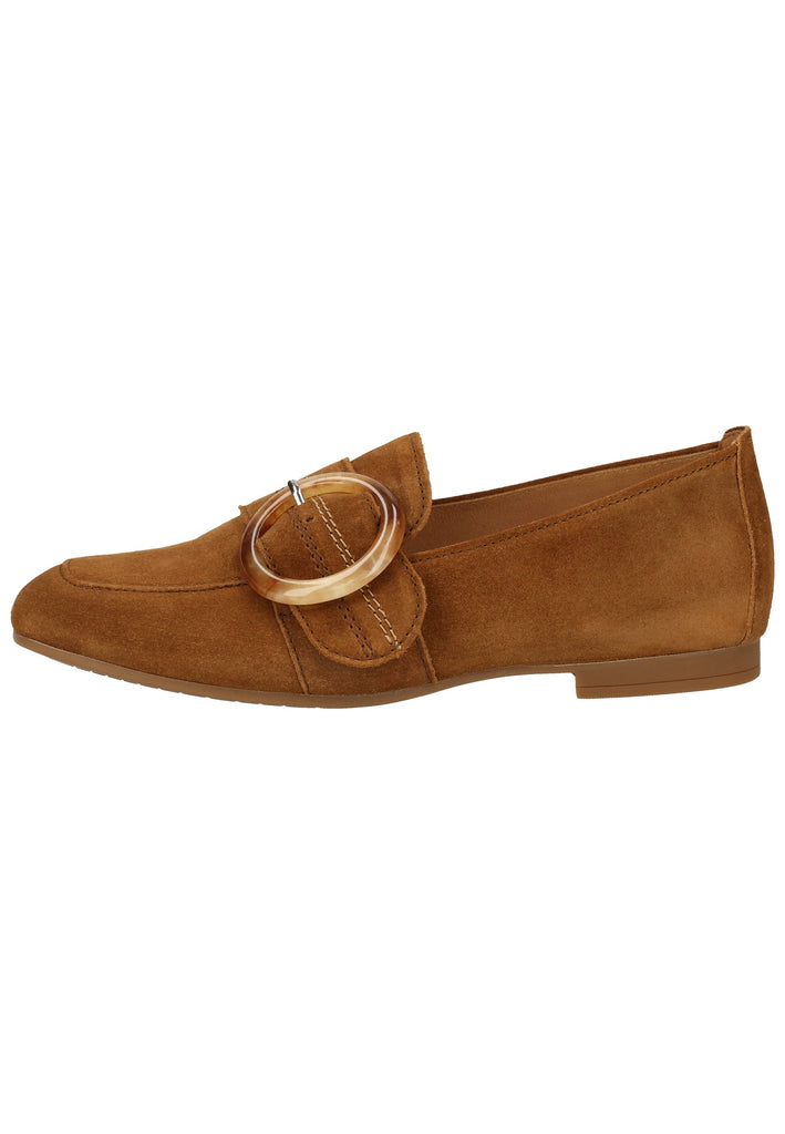 Gabor Ballerinas Veloursleder Cognac - surf4shoes