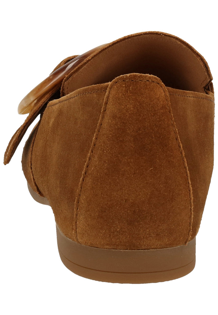 Gabor Ballerinas Veloursleder Cognac - surf4shoes