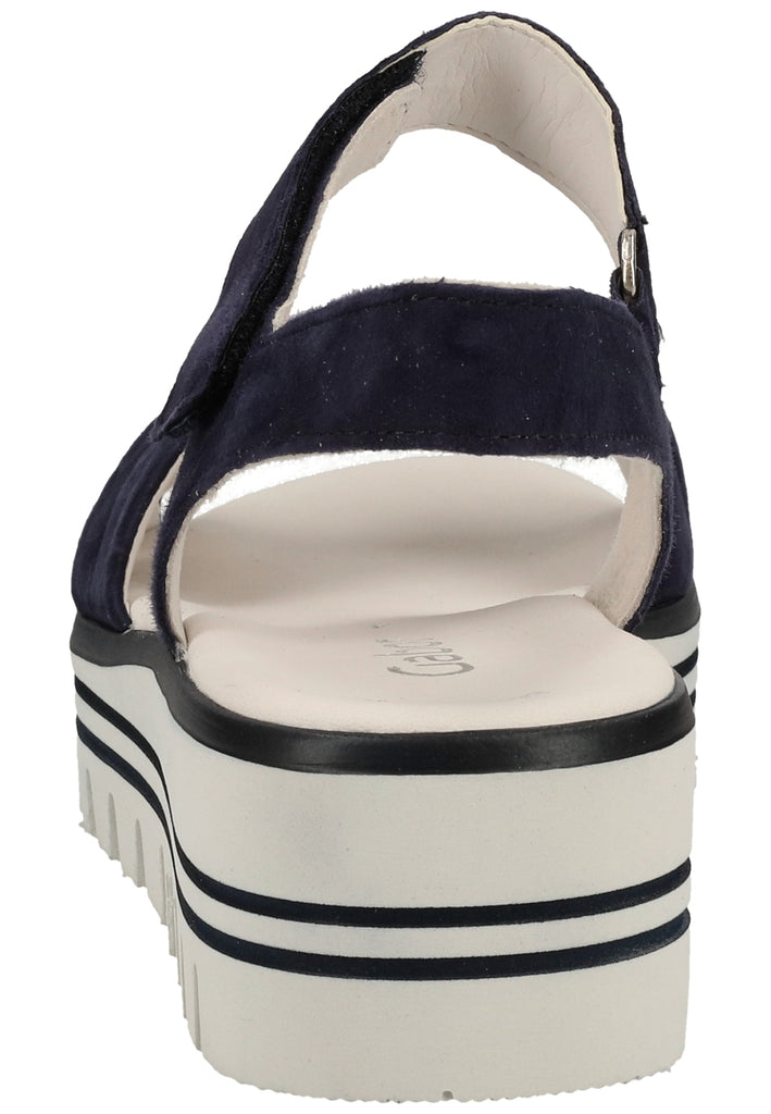 Gabor Sandalen Leder Blau - surf4shoes