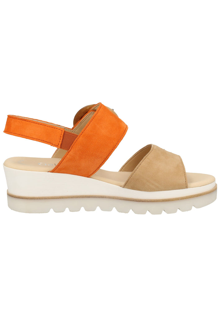 Gabor Sandalen Leder Caramel - surf4shoes