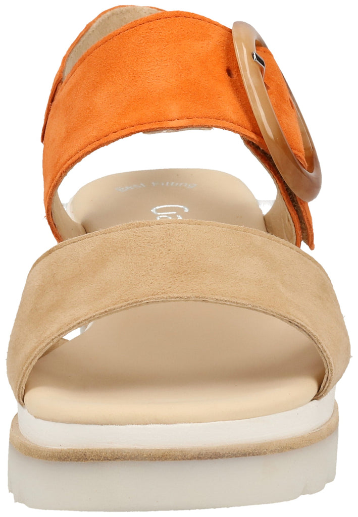Gabor Sandalen Leder Caramel - surf4shoes