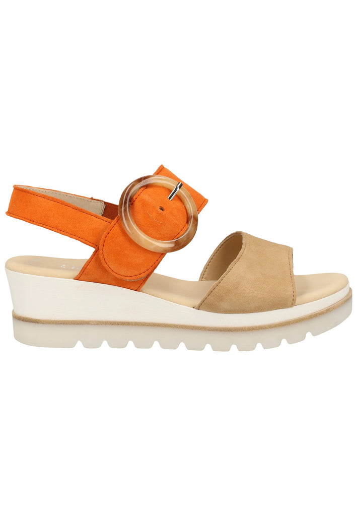 Gabor Sandalen Leder Caramel - surf4shoes