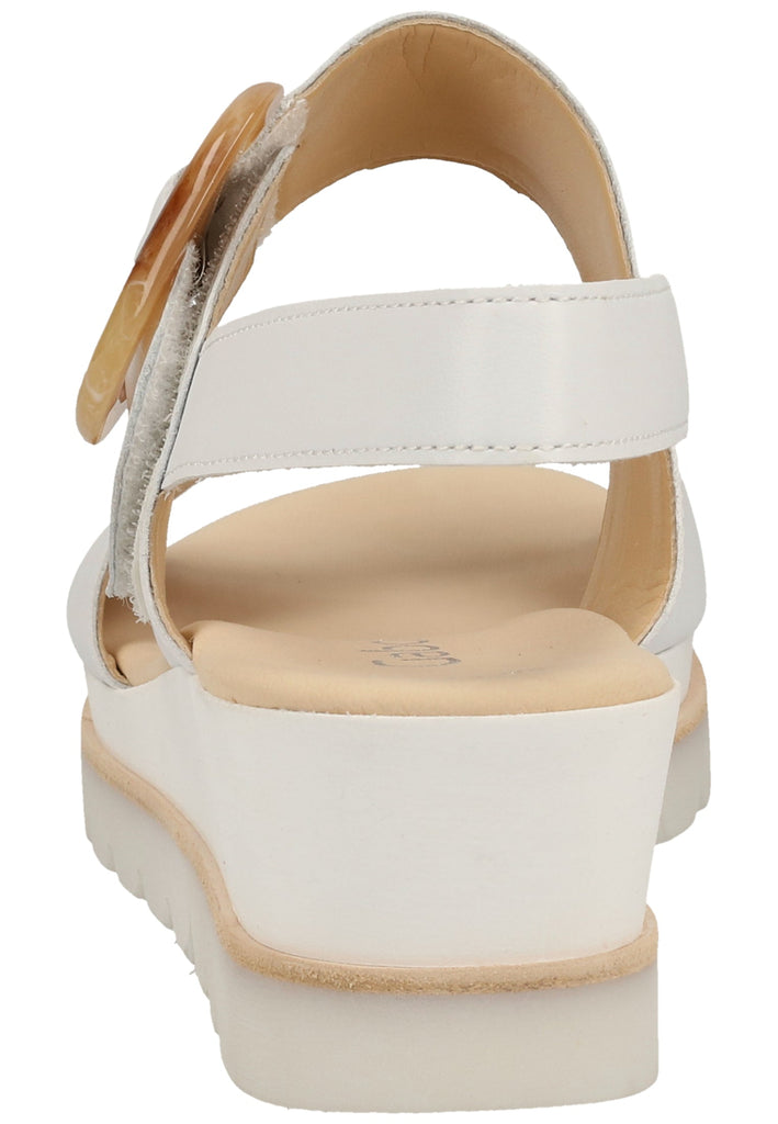 Gabor Sandalen Nappaleder Weiß - surf4shoes