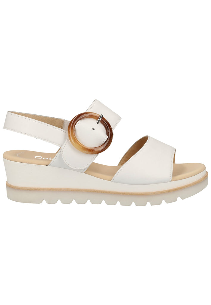Gabor Sandalen Nappaleder Weiß - surf4shoes