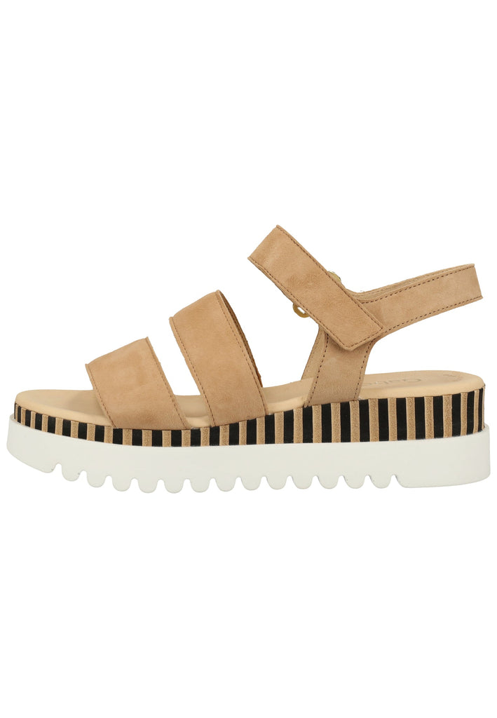 Gabor Sandalen Leder Caramel - surf4shoes