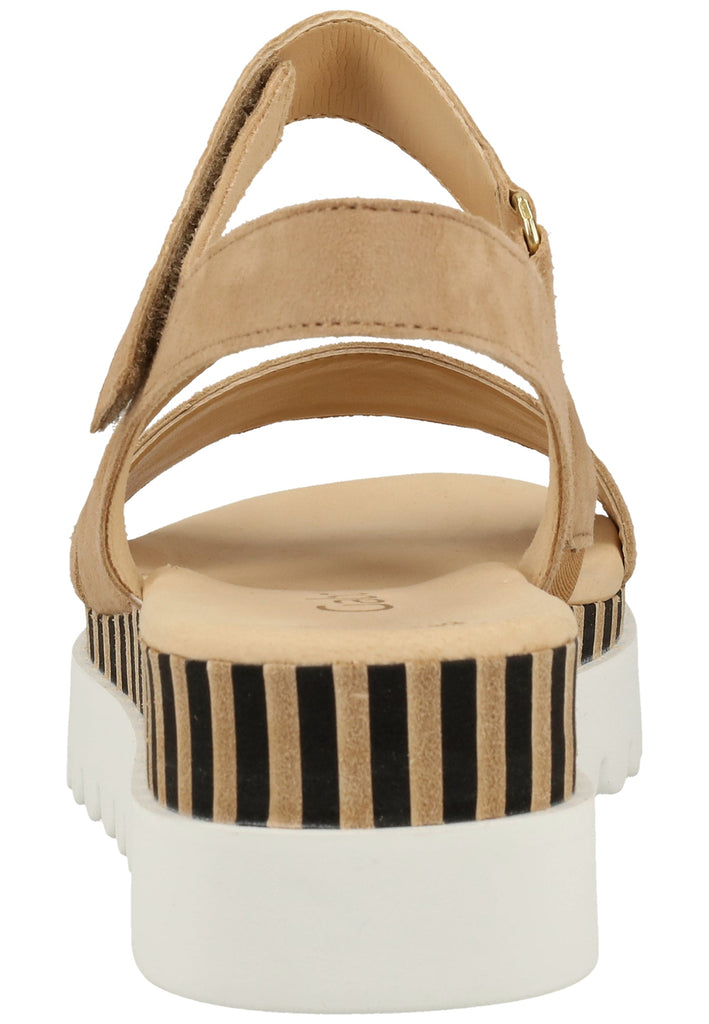 Gabor Sandalen Leder Caramel - surf4shoes