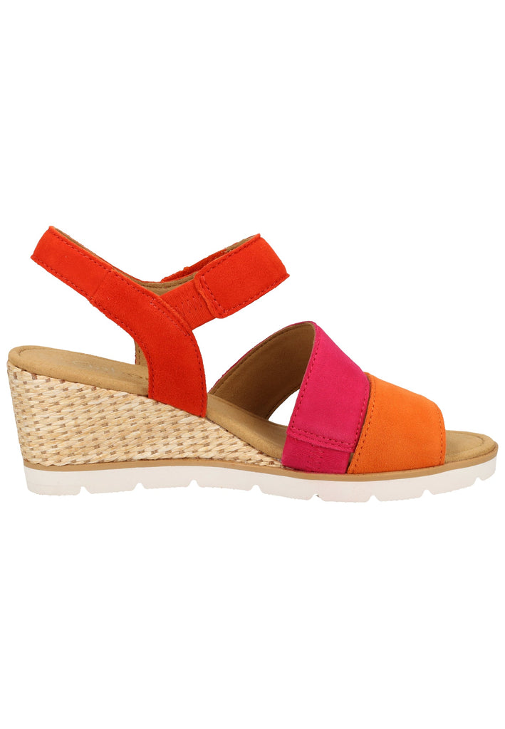Gabor Sandalen Leder Orange - surf4shoes