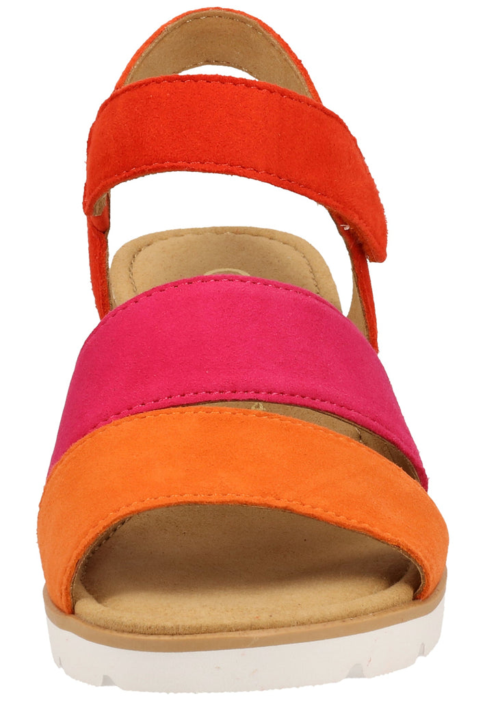 Gabor Sandalen Leder Orange - surf4shoes