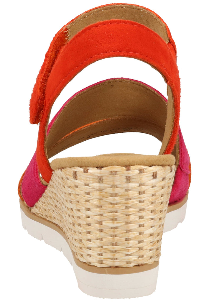 Gabor Sandalen Leder Orange - surf4shoes