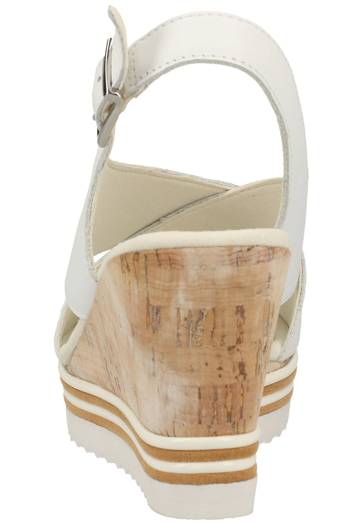 Gabor Sandalen Glattleder Weiß - surf4shoes