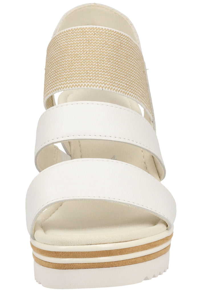 Gabor Sandalen Leder/Textil Weiß - surf4shoes
